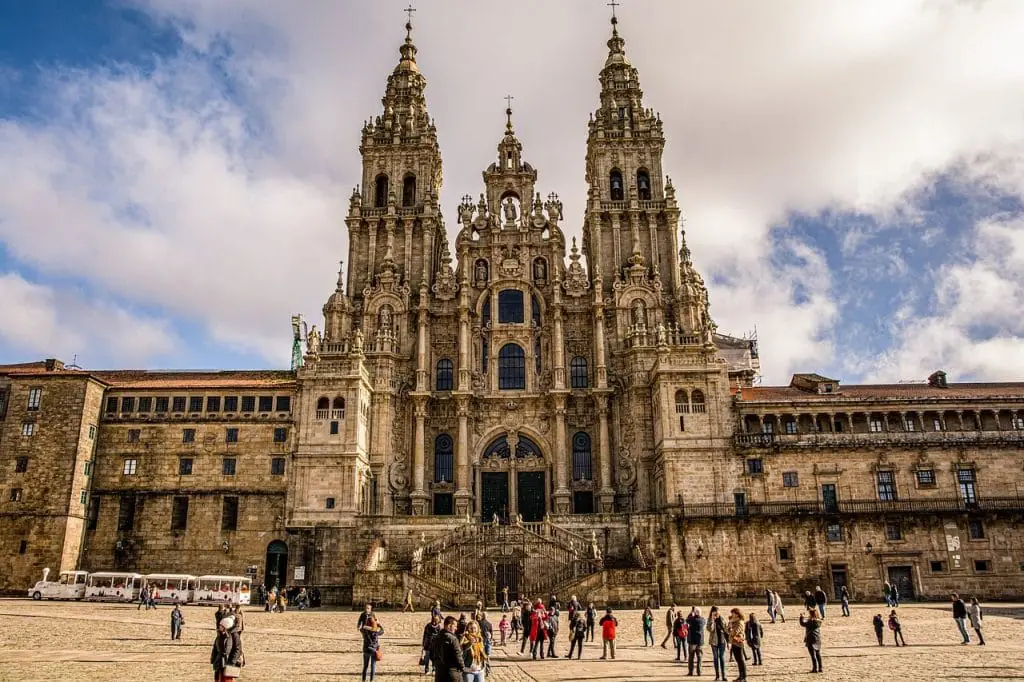 Plaza del Obradoiro y Catedral de Santiago de Compostela