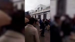 Un rayo cae en plena procesión en la Línea de la Concepción y se crea el caos