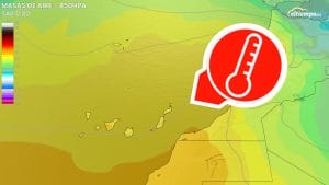 Una masa de aire africana trae un episodio de calor anómalo y calima a Canarias