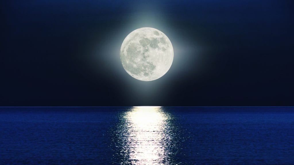 luna azul