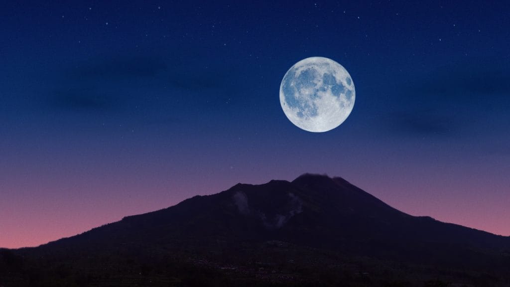 luna azul