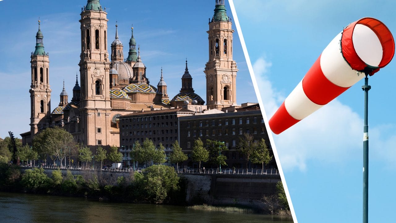 Rachas de viento moderadas en Zaragoza ¿qué esperar en los próximos