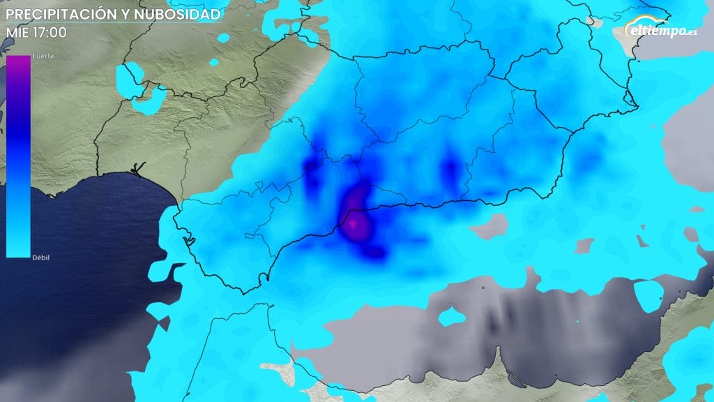 DANA Málaga intensidad miércoles