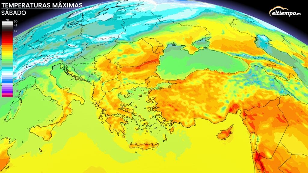Europa calor maximas
