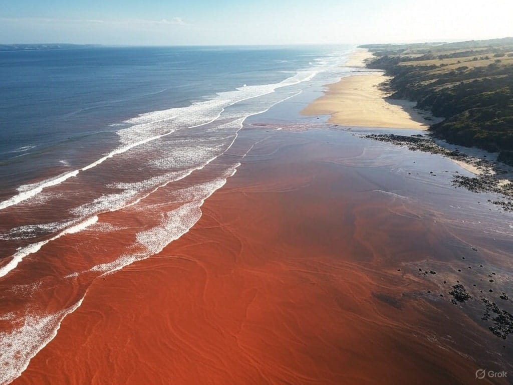 la marea roja costa