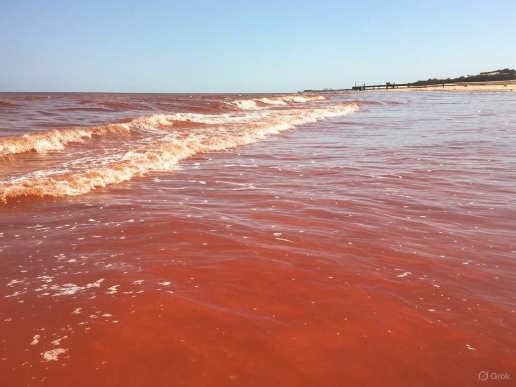 la marea roja playa