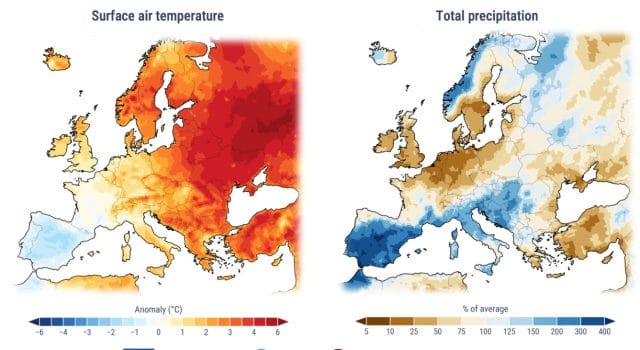 Marzo 2025 fue el más cálido registrado en Europa con mínimos históricos en el hielo del Ártico