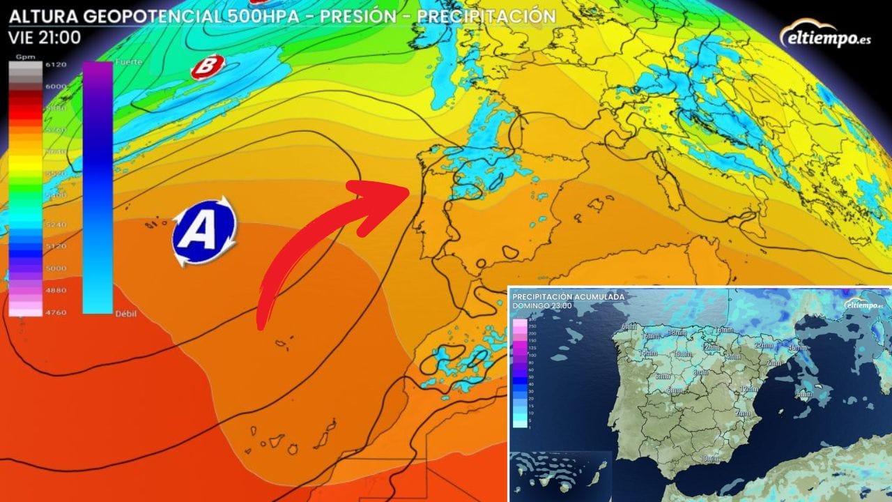 ¿Va a llover el fin de semana? Otra vaguada traerá más tormentas a