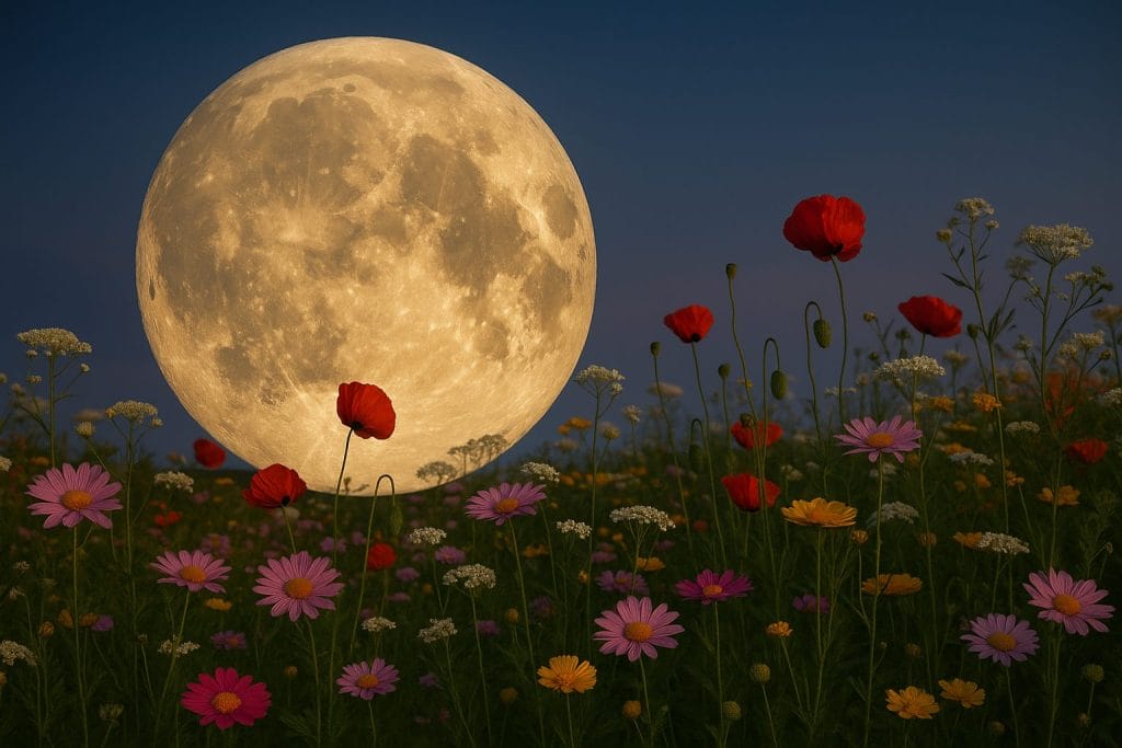 luna de las flores luna llena de mayo