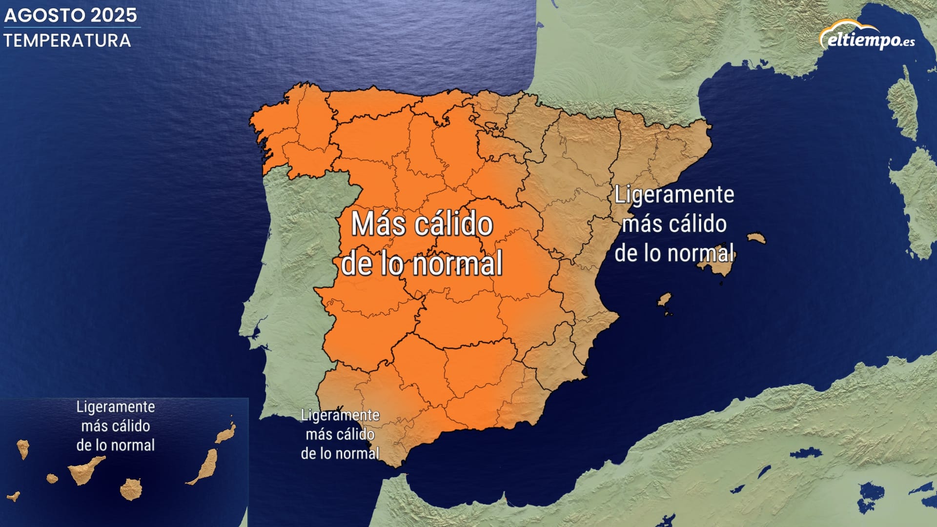 ¿Qué tiempo nos espera en agosto en España? El calor intenso (más de lo normal) podría llegar ya | Eltiempo.es