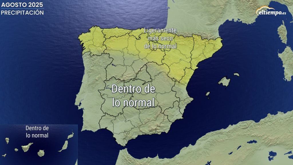 Agosto calor precipitaciones