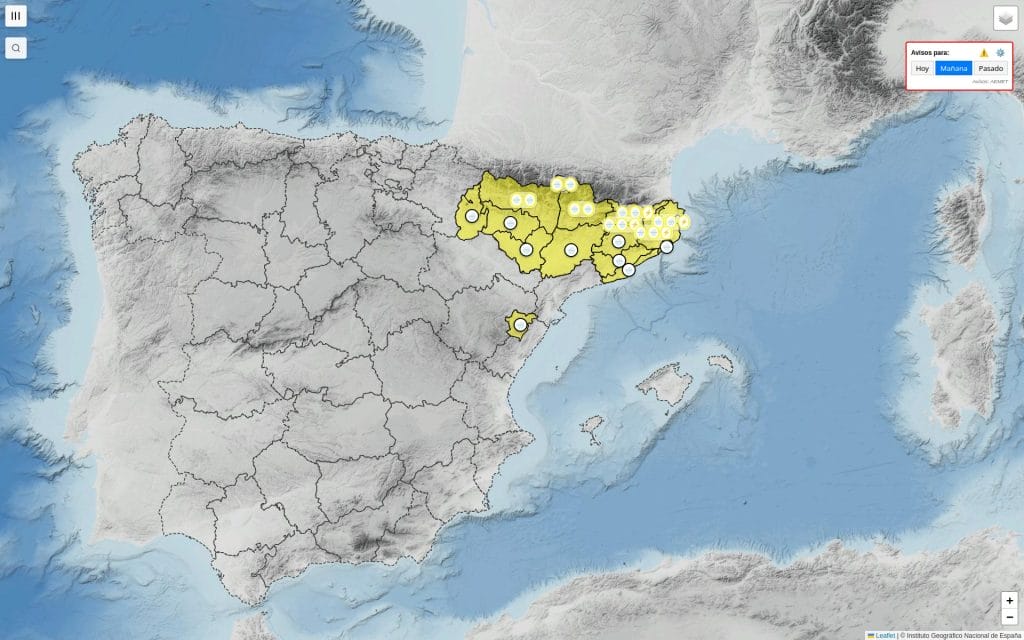 tormentas intensas avisos