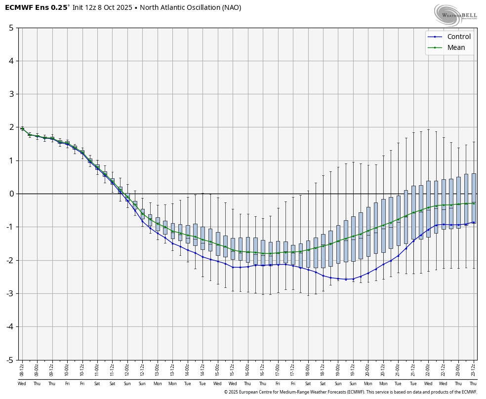 NAO evolución