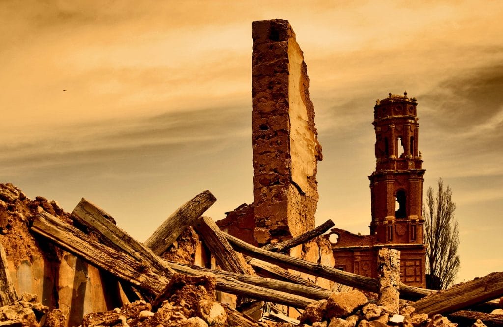 casas en ruinas Belchite