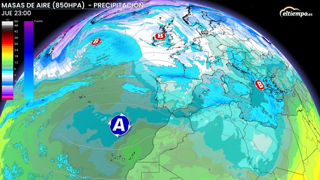 diciembre lluvia isobarico
