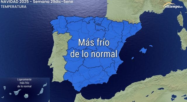 Uvas, champán y bufanda: la Nochevieja 2025 llegará con más frío de lo normal a España