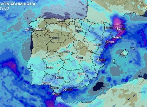 Zonas donde más lloverá este fin de semana: Cataluña y el sur, en el punto de mira