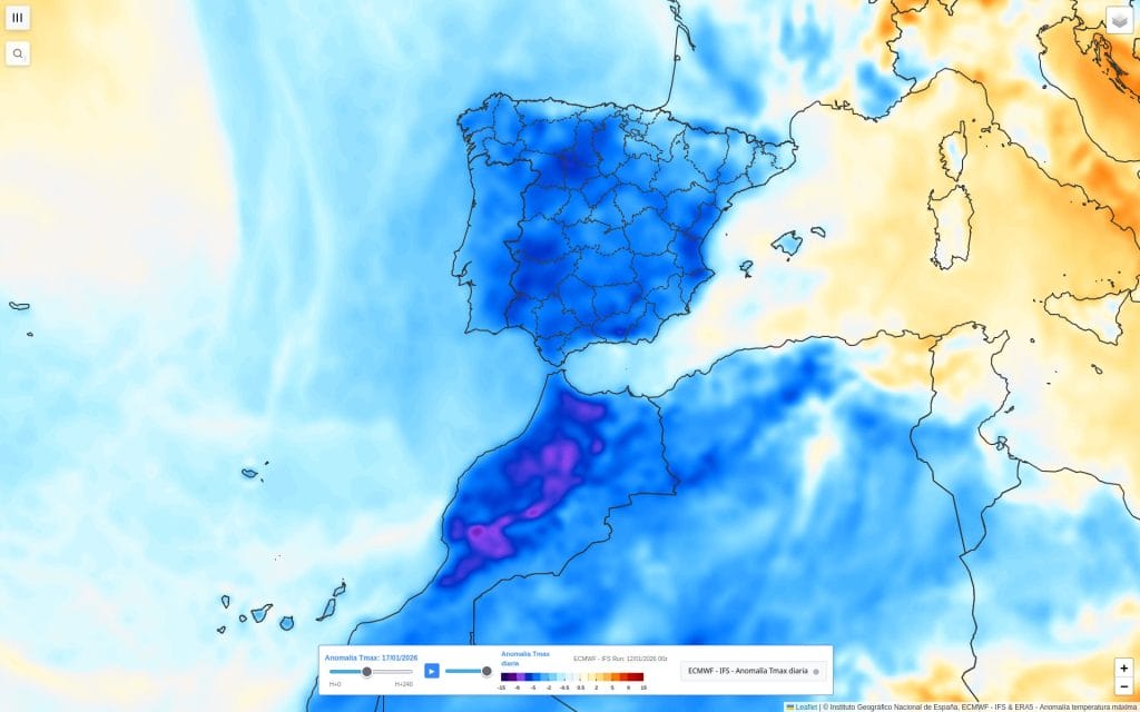 temperaturas descenso sábado