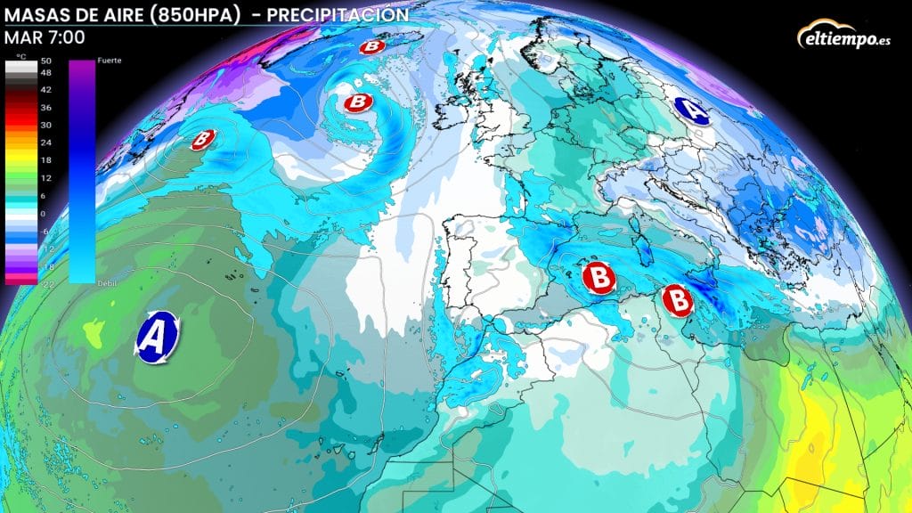 tiempo próxima semana martes