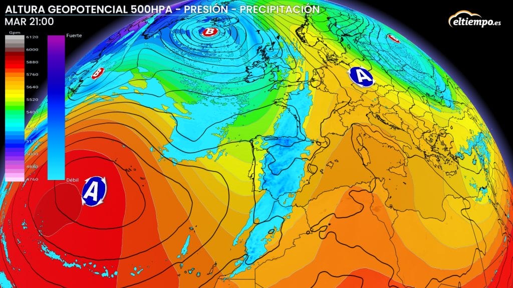 tiempo próxima semana martes