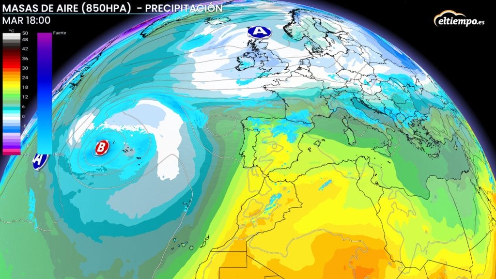 tiempo proxima semana tormentas