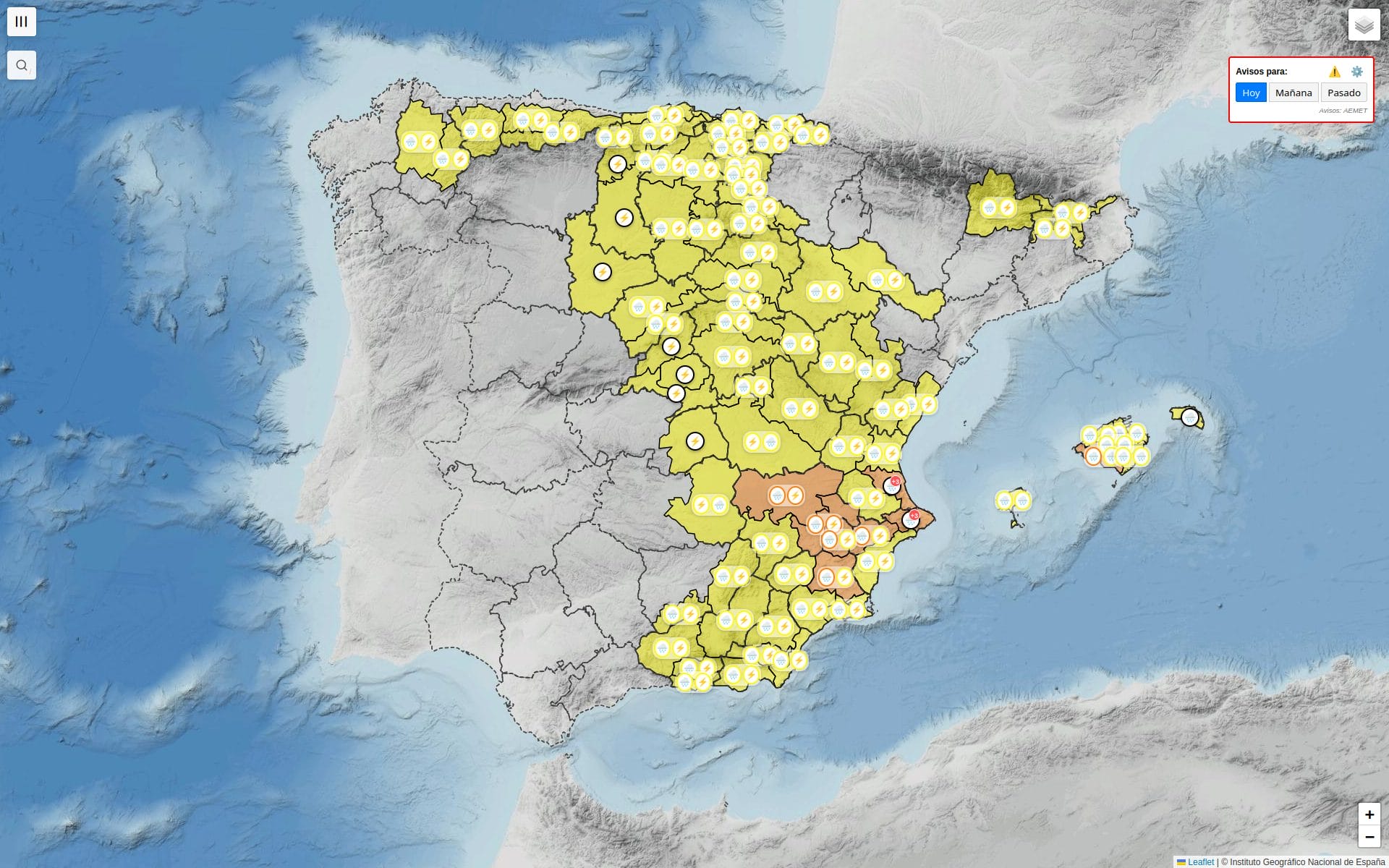 España en alerta: Tormentas y lluvias intensas azotan 15 comunidades autónomas — image 1