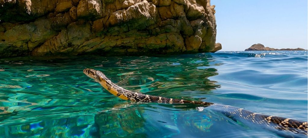 Una serpiente invasora y con capacidad de nadar está diezmando la población de lagartijas pitiusas en la isla de Ibiza.