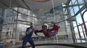 Túnel del viento: volar como un pájaro es posible