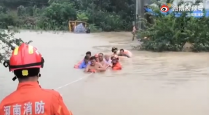 Última hora: las lluvias torrenciales golpean China