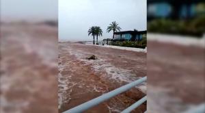 Benicassim, inundado: los vídeos de la insólita tormenta