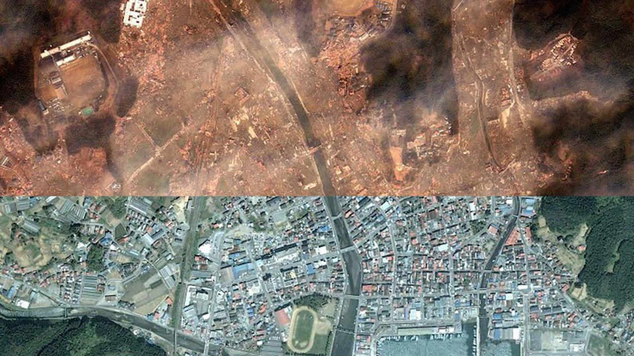 El escalofriante antes y después de