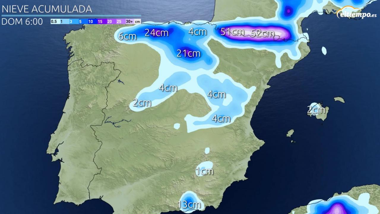 Donde Va A Nevar En España