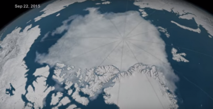 La capa de hielo invernal del Ártico, en mínimos